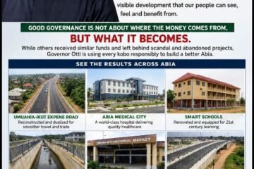 Federal Funds, Local Results: How Otti Is Turning Special Allocations Into Visible Development- By Pastor Prof Chukwuemeka Ifegwu Eke