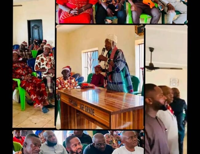 Ikenna Ukwa Receives Royal Blessings, Prayers And Elderly Support Of The Traditional Institution Of Ichina Ozu Abam Ahead Of The 2027 General Elections