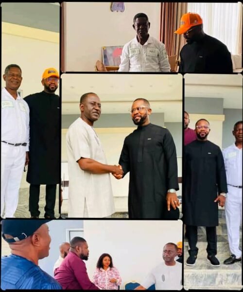 Ikenna Ukwa Pays Courtesy Visit To Dr. Uchechukwu Sampson Ogah At His Onuaku Country Home, Uturu