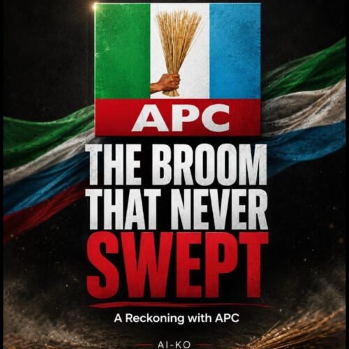 Academic Review Of The Broom That Never Swept: A Reckoning With The APC And The Biggest Political Con In Nigeria’s History – By Pastor Prof Chukwuemeka Ifegwu Eke