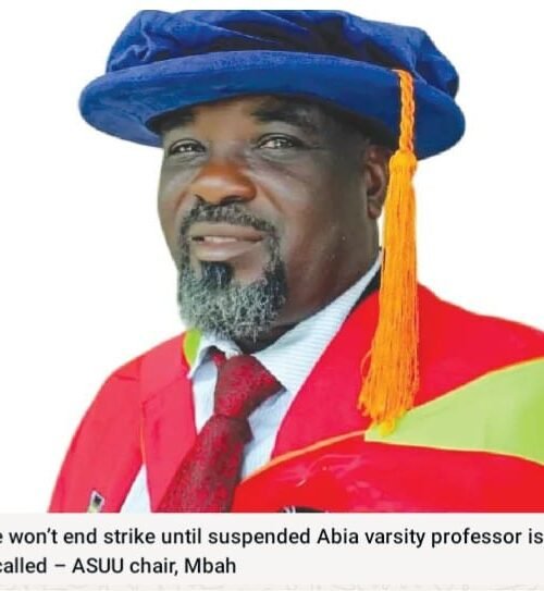 ABSU, ASUU-ABSU And The Otti Question: Who Really Created The Crisis At Uturu? – By Pastor Prof Chukwuemeka Ifegwu Eke
