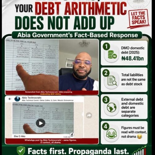 Eke O Ako’s Debt Arithmetic: When Liabilities, Loans And Debt Stock Are Thrown Into One Pot – By Pastor Prof Chukwuemeka Ifegwu Eke
