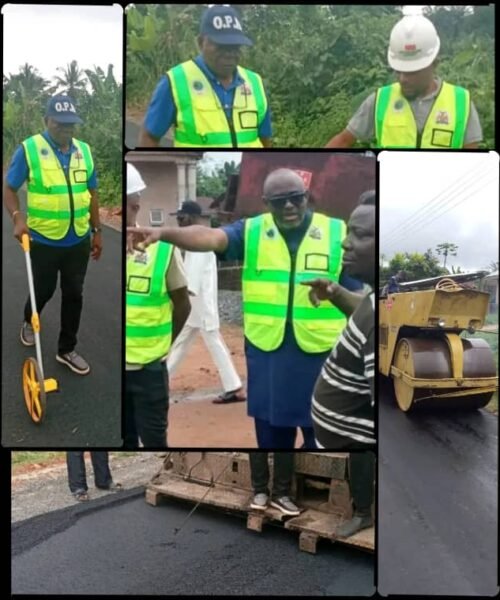 GODA: First Phase Of Abia-Amamiri Road Nears Completion As Asphalt Laying Progresses