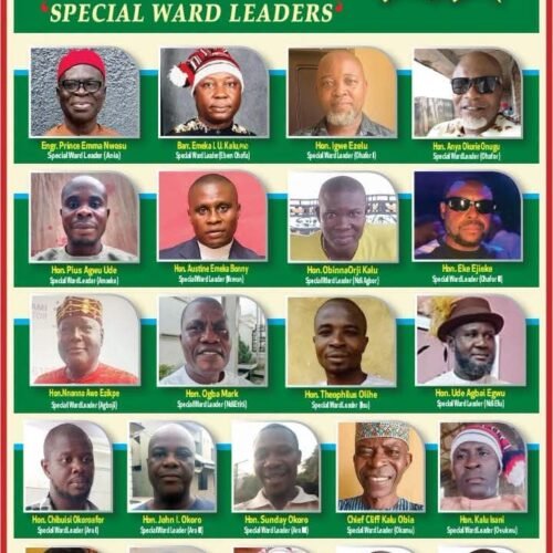 Ikenna Ukwa Unveils Special Ward Leaders Of The General Campaign Council