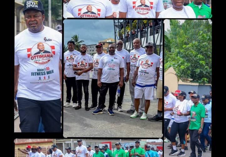 Abia @35: OTTIMANIA LEGACY MOVEMENT Backs Otti’s 2027 Re-Election, Embark On Solidarity Road Walk In Umuahia