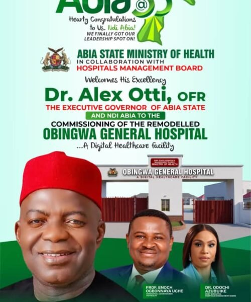 A Historic Day Dawn’s In Obingwa- By Ebere Uzoukwa Ph.D (SSA To Governor Otti On Public Affairs)