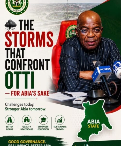 The Storms That Confront Otti – For Abia’s Sake – By Pastor Prof Chukwuemeka Ifegwu Eke