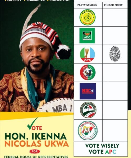 Technocracy, Capacity, And Strategic Alignment: Why Arochukwu/Ohafia Needs Hon. Ikenna Nicolas Ukwa In 2027 – By Chief Iseh Abraham, FCA