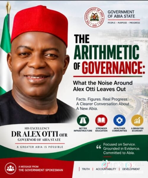 The Arithmetic Of Governance: What The Noise Around Alex Otti Leaves Out – By Pastor Prof Chukwuemeka Ifegwu Eke