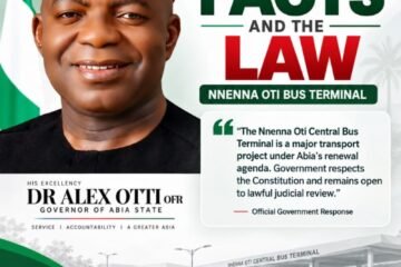 Nnenna Otti Bus Terminal: ADC Should Get Its Facts And The Law Right – By Pastor Prof Chukwuemeka Ifegwu Eke