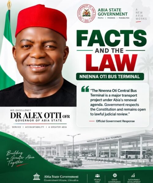 Nnenna Otti Bus Terminal: ADC Should Get Its Facts And The Law Right – By Pastor Prof Chukwuemeka Ifegwu Eke