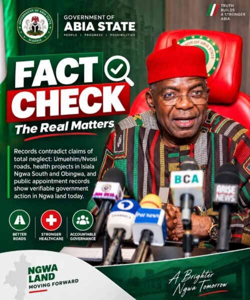 The Real Matters: Let Us Seperate Facts From Political Allegations – By Pastor Prof Chukwuemeka Ifegwu Eke