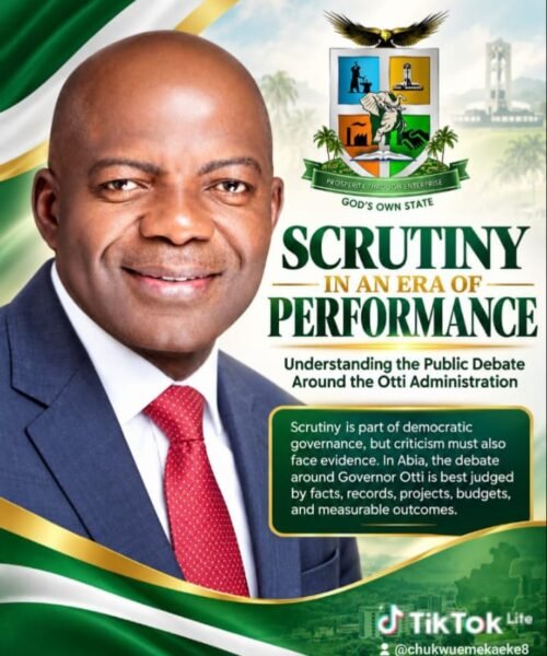 Scrutiny In An Era Of Performance: Understanding The Public Debate Around The Otti Administration  – By Pastor Prof Chukwuemeka Ifegwu Eke