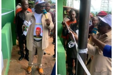 Etiokwe Opens Newly Built Oyeoku Okada Bus Stop In Ebem Ohafia