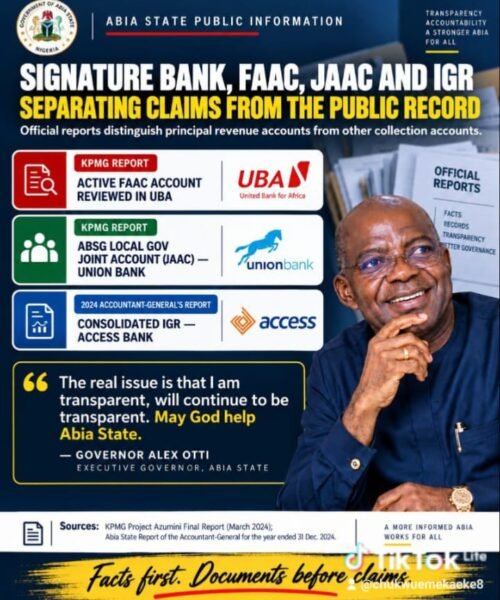 Signature Bank, FAAC, JAAC And IGR: Seperating Claims From The Public Record – By Pastor Prof Chukwuemeka Ifegwu Eke