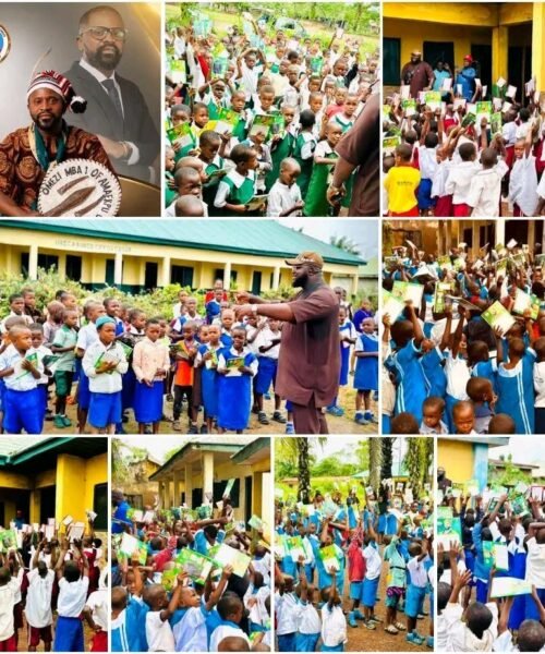Nkporo Community Appreciates Ikenna Ukwa For Back To School Programme