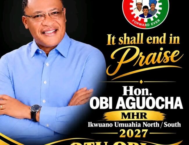 Obi Ga Eme Karia – The Man Who Turned Ohuhu’s Pain Into Abia’s Pride And Why Ikwuano/Umuahia North And South Must Send Him Back Again
