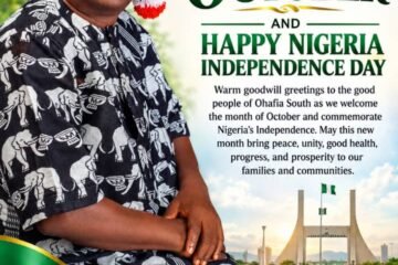 Hon. Chief Kalu Mba Nwoke (Etiokwe) Wishes People Of Ohafia South And Abians A Happy 66th Independence Anniversary; Prays For Peace, Unity And Progress In His Constituency As We Prepare For His Re-election In Office.