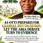 As Otti Prepares For Global Recognition, Let The Abia Debate Turn To Evidence- By Pastor Prof Chukwuemeka Ifegwu Eke