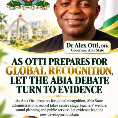 As Otti Prepares For Global Recognition, Let The Abia Debate Turn To Evidence- By Pastor Prof Chukwuemeka Ifegwu Eke