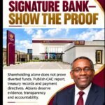Signature Bank: Produce The Evidence, Stop Campaigning With Conclusions- By Pastor Prof Chukwuemeka Ifegwu Eke