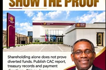 Signature Bank: Produce The Evidence, Stop Campaigning With Conclusions- By Pastor Prof Chukwuemeka Ifegwu Eke
