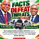 Abia’s Achievements Cannot Be Erased By Ultimatum: Kalu Kalu Must Respect Arise News Independence- By Pastor Prof Chukwuemeka Ifegwu Eke