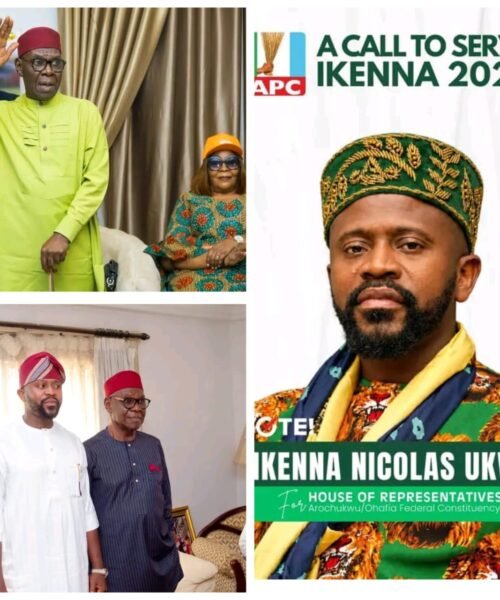 Ikenna Nicolas Ukwa Felicitates With An Illustrious Son Of Ohafia, A Global Icon And  Former Minister Of Finance Dr. Kalu Idika Kalu As He Marks His Birthday