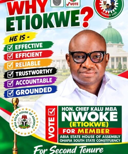 Etiokwe Congratulates Ohafia LGA Sons On Appointment Into Labour Party 2027 Campaign Advisory Council