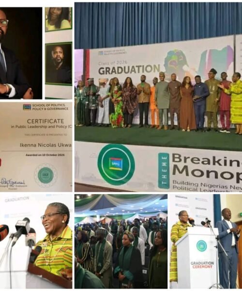 Ikenna Ukwa Adds More Feather To Better Represent Arochukwu/Ohafia Federal Constituency  After Graduating From School Of Politics, Policy And Governance (SPPG)