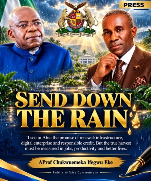 SEND DOWN THE RAIN – By Pastor Prof Chukwuemeka Ifegwu Eke